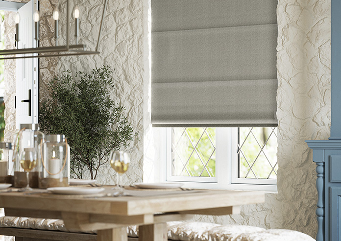 Soft Chevron, Brown - Twist&Fit Roman Blind - Image 5